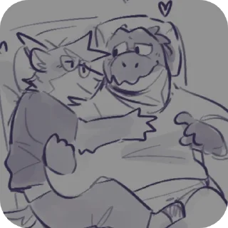 😪 emoji More Duncan & Eddie Telegram sticker 11 of 67
