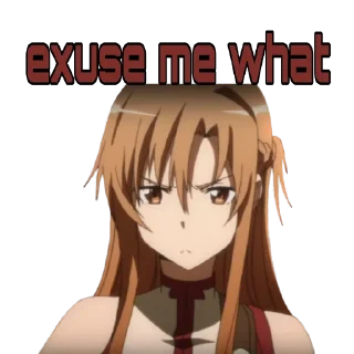 😡 emoji Asuna's Of Telegram sticker 21 of 35