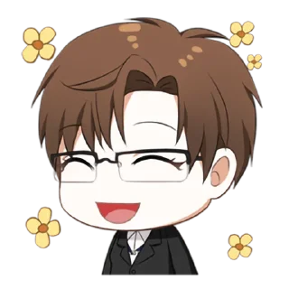 😚 emoji Mystic Messenger - @oneesanstickers Telegram sticker 24 of 24
