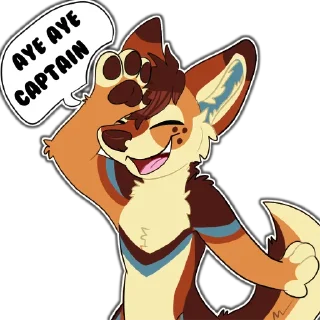 👋 emoji Kyne by Mike Telegram sticker 11 of 12