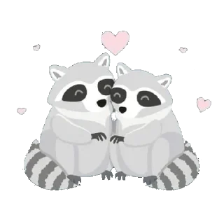 Sticker from Habēmus Raccoon