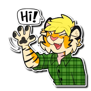 👋 emoji Ronnie Telegram sticker 13 of 21