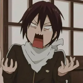 😱 emoji Noragami Telegram sticker 9 of 30