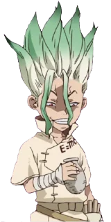 😈 emoji Dr. Stone Telegram sticker 5 of 17