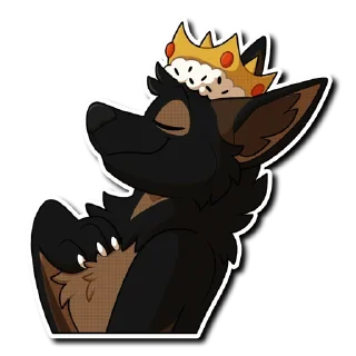 👑 emoji Mika the Shep Telegram sticker 24 of 27