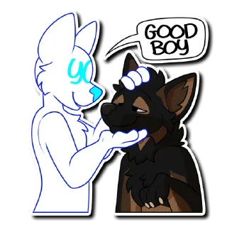 🥰 emoji Mika the Shep Telegram sticker 15 of 27