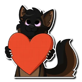 ❤️ emoji Mika the Shep Telegram sticker 11 of 27