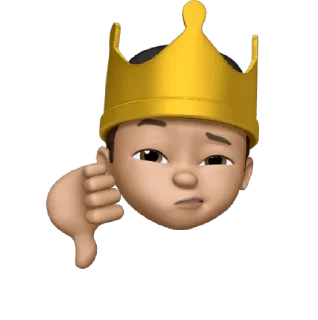 👎 emoji King Baby Luca Telegram sticker 20 of 38