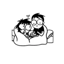 ☂ emoji “sᴀʀᴀ ᴀɴᴅᴇʀsᴇɴ Telegram sticker 18 of 81