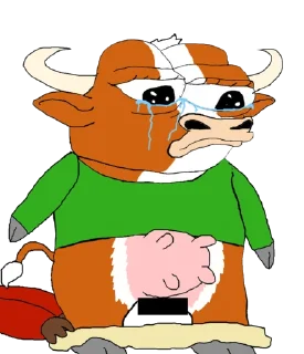 😢 emoji mumu Telegram sticker 9 of 77