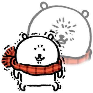 🧣 emoji Kakao Joke bear 4 Telegram sticker 22 of 24