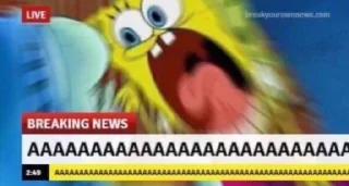 😱 emoji BOB ESPONJA Telegram sticker 19 of 120