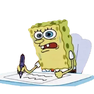 😫 emoji Bob esponja Telegram sticker 21 of 102