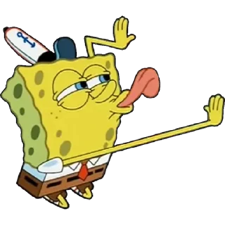 👅 emoji Bob esponja Telegram sticker 23 of 102