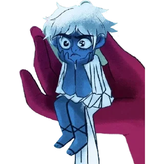 ☹️ emoji Lore Olympus Telegram sticker 9 of 120