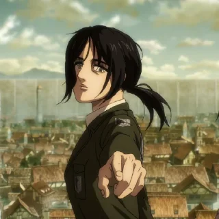 💚 emoji Pieck Finger @WarriorsofMarley Telegram sticker 23 of 118