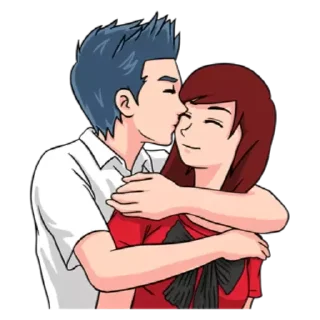 ❤️ emoji Lovely Couple Telegram sticker 7 of 28