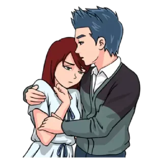 ❤️ emoji Lovely Couple Telegram sticker 20 of 28