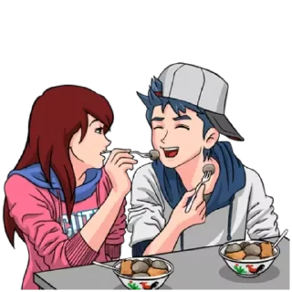 ❤️ emoji Lovely Couple Telegram sticker 8 of 28