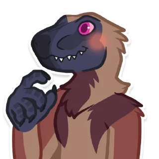 ☺️ emoji Rumble The Raptor & Oreo Telegram sticker 20 of 46