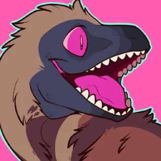 Sticker from Rumble The Raptor & Oreo