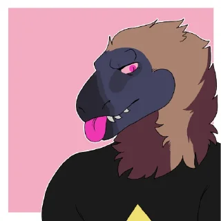 ☺️ emoji Rumble The Raptor & Oreo Telegram sticker 7 of 46