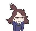😠 emoji Little Witch Academia Telegram sticker 15 of 40