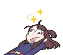 😲 emoji Little Witch Academia Telegram sticker 11 of 40