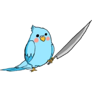🔪 emoji Animals with knives Telegram sticker 24 of 45