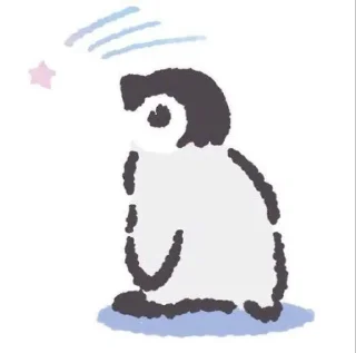 💟 emoji Cute penguin Telegram sticker 14 of 42