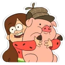 Sticker from Gravity Falls