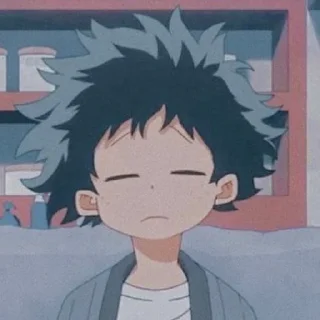 🟩 emoji ~°•izuku midoriya•°~ Telegram sticker 7 of 55