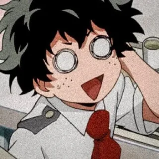 🟩 emoji ~°•izuku midoriya•°~ Telegram sticker 9 of 55