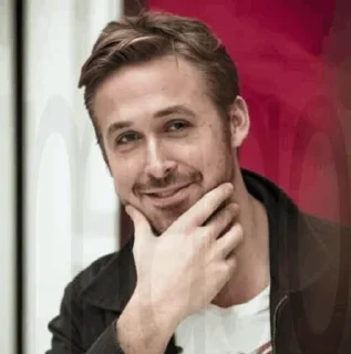 😌 emoji Ryan Gosling Telegram sticker 22 of 50