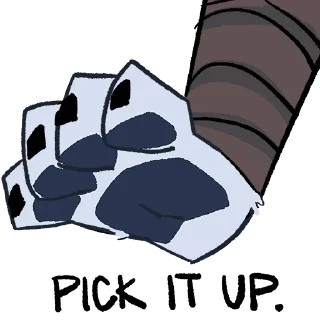 🐾 emoji Lobo Telegram sticker 5 of 7