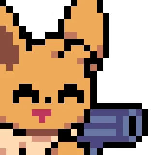 🔫 emoji Pixel Art Eeveelutions Telegram sticker 9 of 82