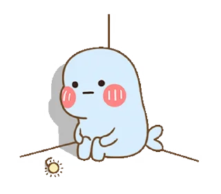 🌀 emoji Cute Chubby Fish • @xxyuji Telegram sticker 12 of 16