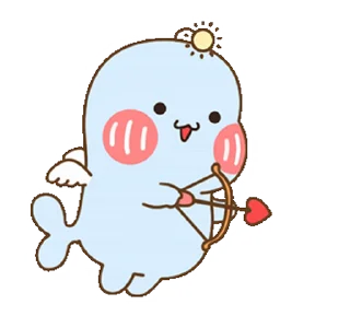💘 emoji Cute Chubby Fish • @xxyuji Telegram sticker 1 of 16