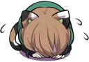 🙇 emoji Tortoiseshell Kitten Telegram sticker 11 of 120
