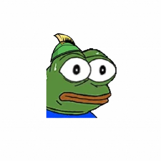 😳 emoji Martian Pepe’s Telegram sticker 20 of 109