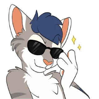 😎 emoji Shelly's Stickies Telegram sticker 18 of 67