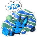 😴 emoji Cross Stickers Telegram sticker 7 of 21