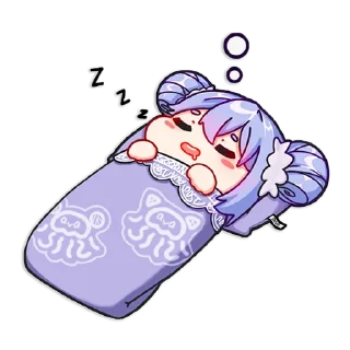 🛌 emoji A-SOUL by @ 绯月见白 Telegram sticker 2 of 17