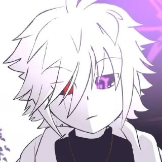 🖤 emoji Cross Chara . @TsuyuriHelp Telegram sticker 4 of 14