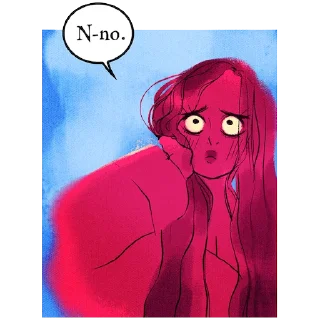 Sticker from Lore Olympus (Rachel Smythe)