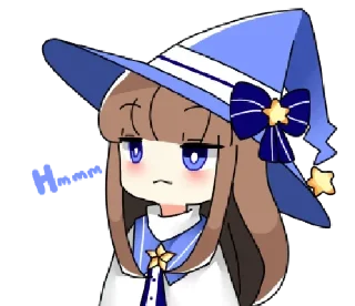 😑 emoji Cute Witch • @xxyuji Telegram sticker 18 of 32