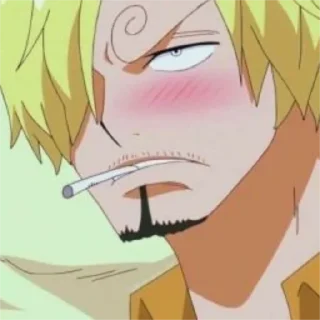 😳 emoji Sanji Stickers Telegram sticker 10 of 16