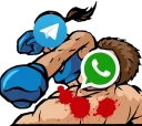 🤼 emoji Fugitivos do Whats Telegram sticker 9 of 25