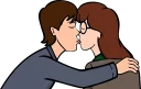😚 emoji Daria Telegram sticker 14 of 23