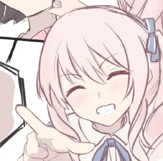 😁 emoji あきやまみずき @hnkchan Telegram sticker 8 of 107